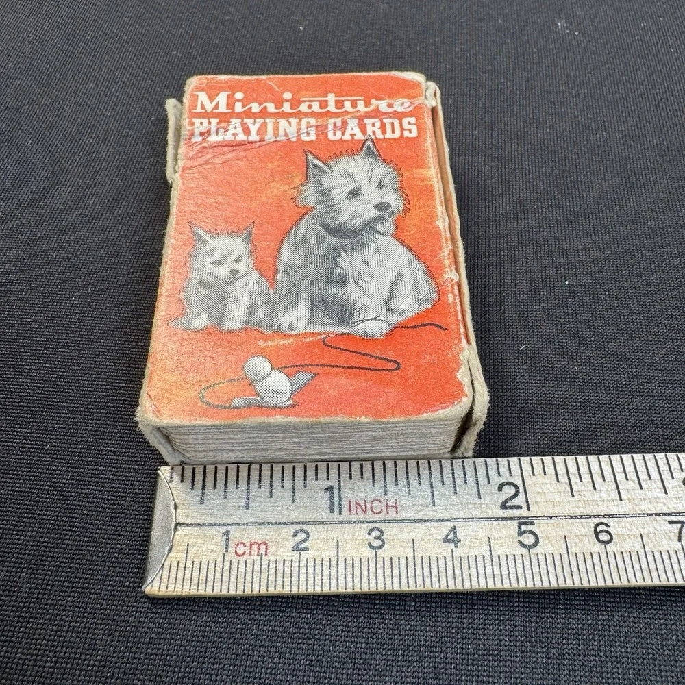 Vintage Westie West Highland Terrier‎ Dog Mini Deck Of Playing Cards